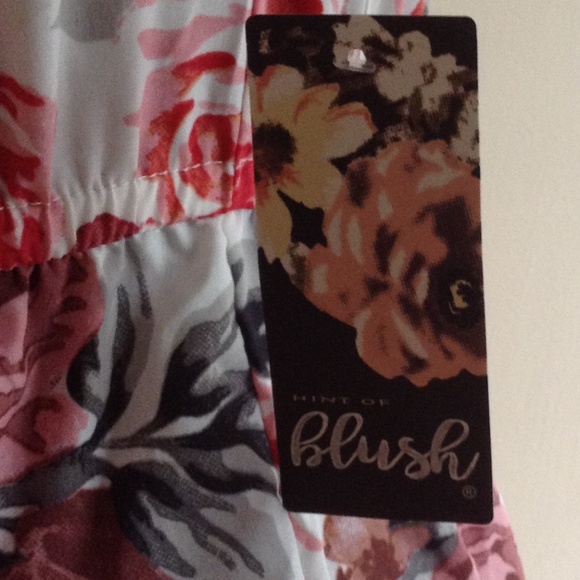 Hint of Blush  Off The Shoulder Angel Sleeve Dress - Picture 5 of 8